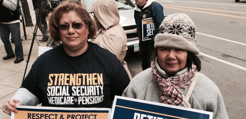 Emboldened after winning a big Congressional majority last year, Republicans are taking another swipe at Social Security. Hundreds of retirees recently rallied in Cleveland to raise the alarm. Emboldened after winning a big Congressional majority last year, Republicans are taking another swipe at Social Security. Hundreds of retirees recently rallied in Cleveland to raise the alarm.