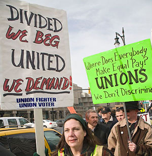 Auto Workers, Tea Partisans Square Off in Detroit | Labor Notes