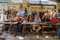 Group of approx. 25 seated.