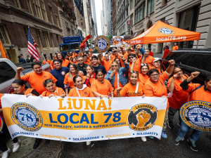 LiUNA Local 78 members participated in the 2024 NYC Labor Day Parade on September 7. 