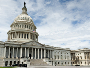 Capitol building in daytime.