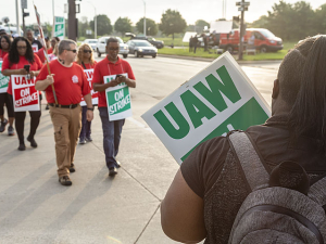 The UAW strike against General Motors is heating up on the picket lines as the stand-off enters its second week.