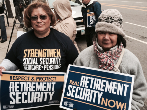 Emboldened after winning a big Congressional majority last year, Republicans are taking another swipe at Social Security. Hundreds of retirees recently rallied in Cleveland to raise the alarm.
