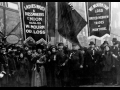 Garment workers march in protest.