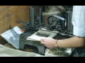 A photo of an addressograph machine