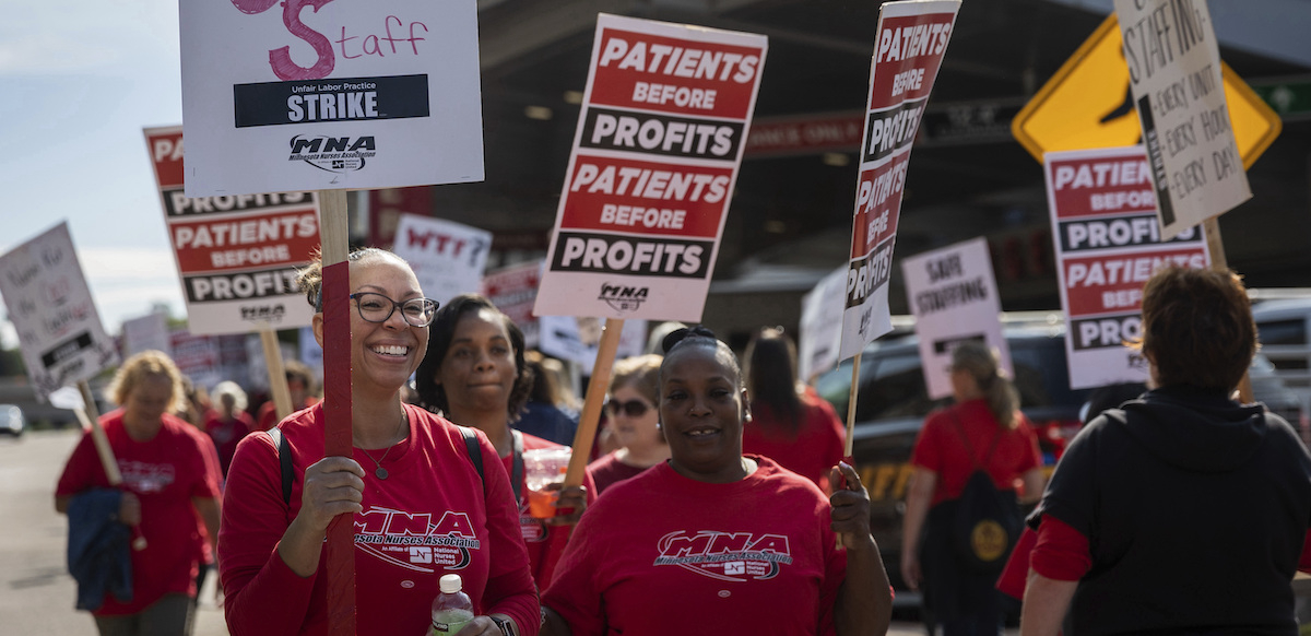 15,000 Minnesota nurses to on strike, citing staffing and patient care  problems