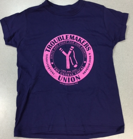 Troublemakers Union T-shirt - Purple Special Edition | Labor Notes